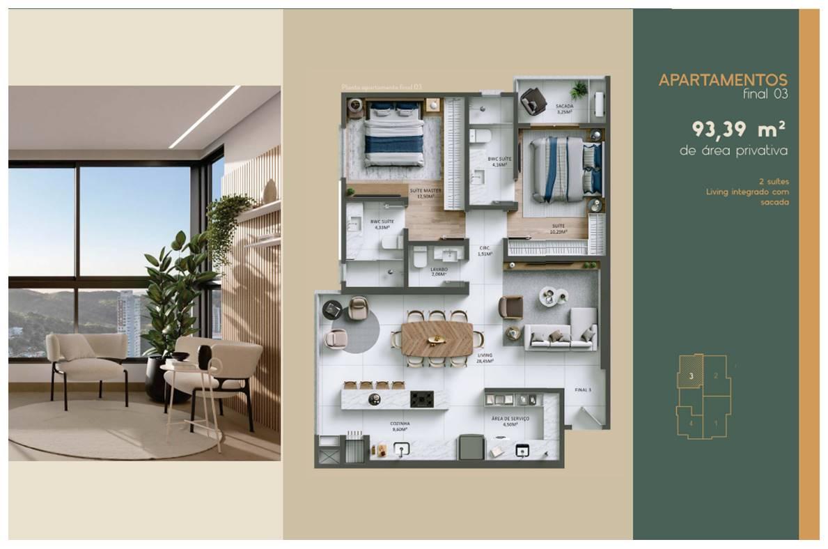 Apartamento, 3 quartos, 117 m² - Foto 17