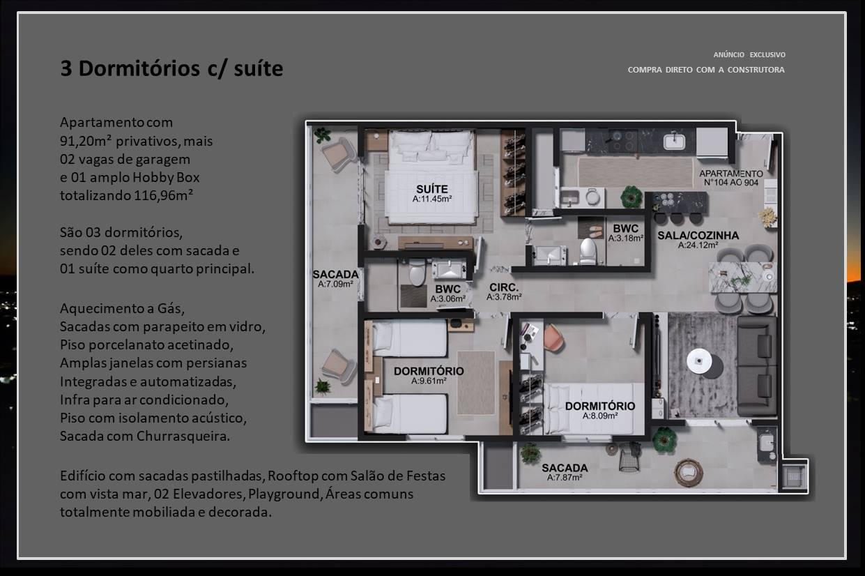 Apartamento, 3 quartos, 91 m² - Foto 23